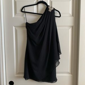 One shoulder cocktail dress